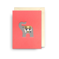 Decorative Elephant Graphic | Ryan Chapman | Mini Card